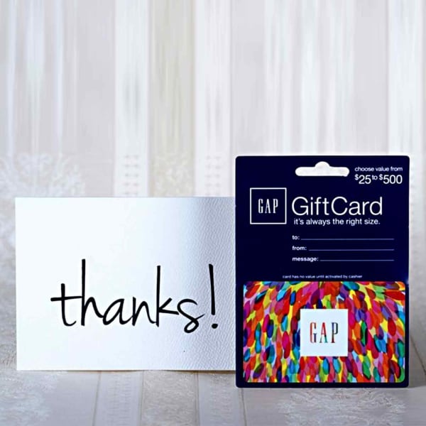 GAP $25 Gift Card: Gift/Send Christmas Gifts Online US1023331 |IGP.com