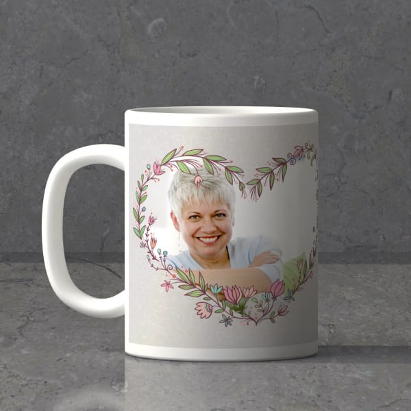 Garlands & Hearts Personalized Anniversary Mug