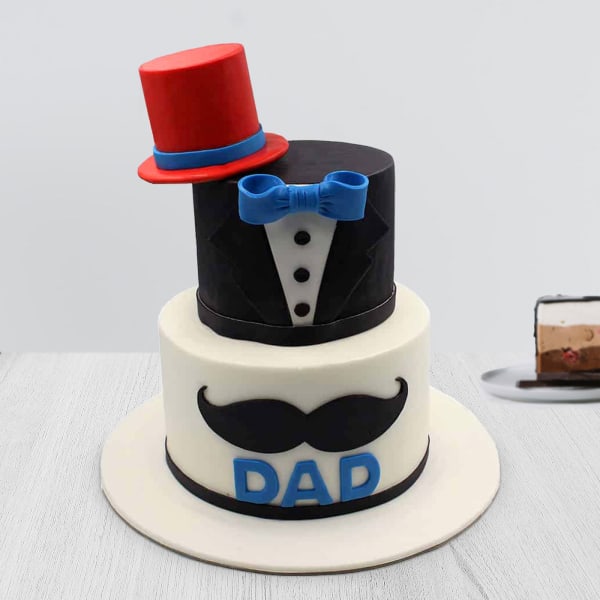 Gentleman Dad Fondant Cake (5 Kg)