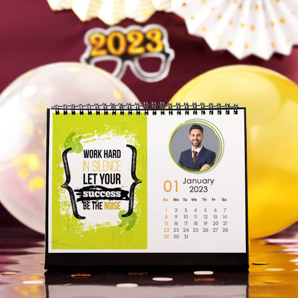 Get Inspired Personalized Spiral 2023 Desk Calendar