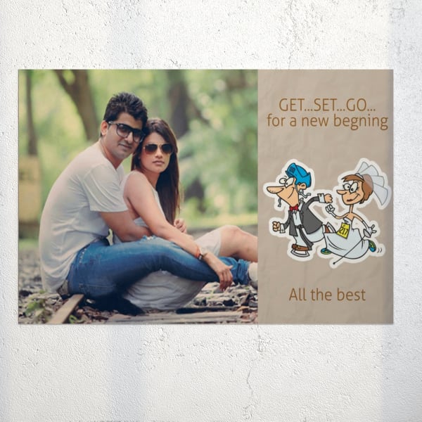 Get set Go Personalized Wedding Poster