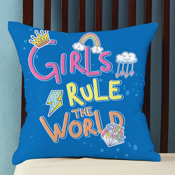 Girl Power Customized Pillow