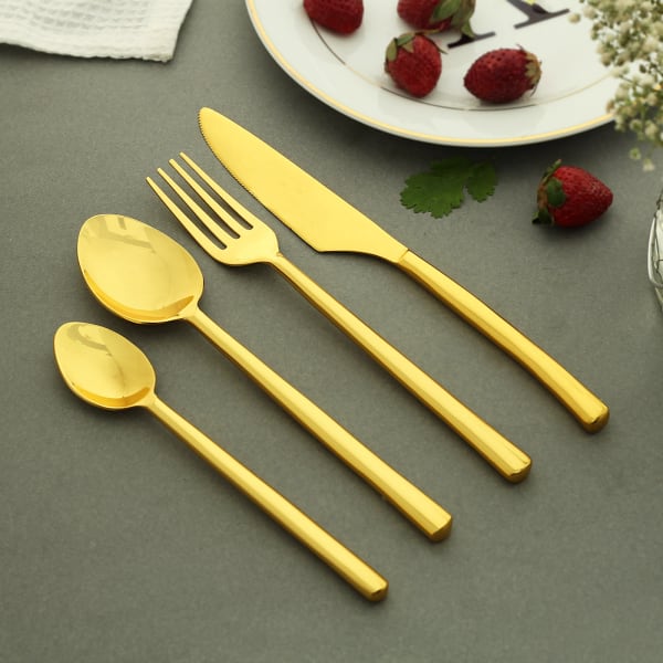 Glam Gold Cutlery Set