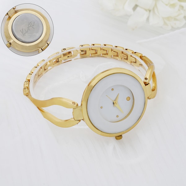 Golden Essence Personalized Women's Watch