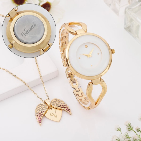 Golden Treats Personalized Gift Combo For Women