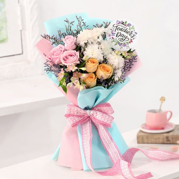 Gorgeous Blooms Teachers Day Bouquet