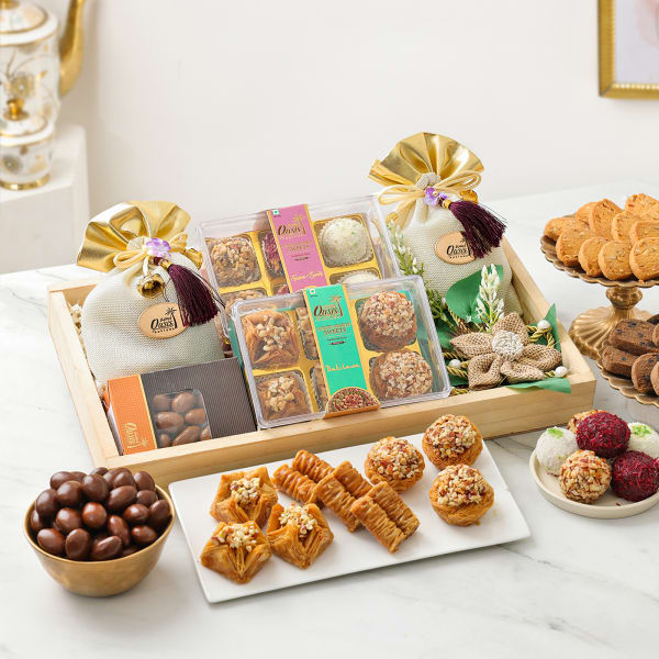 Gourmet Baklava And Cookie Delights Hamper