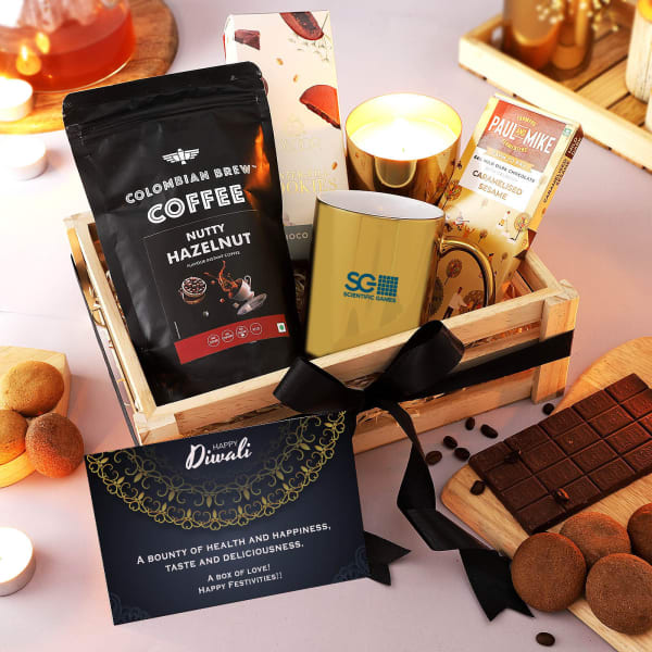 Gourmet Coffee Diwali Hamper - Customized With Logo