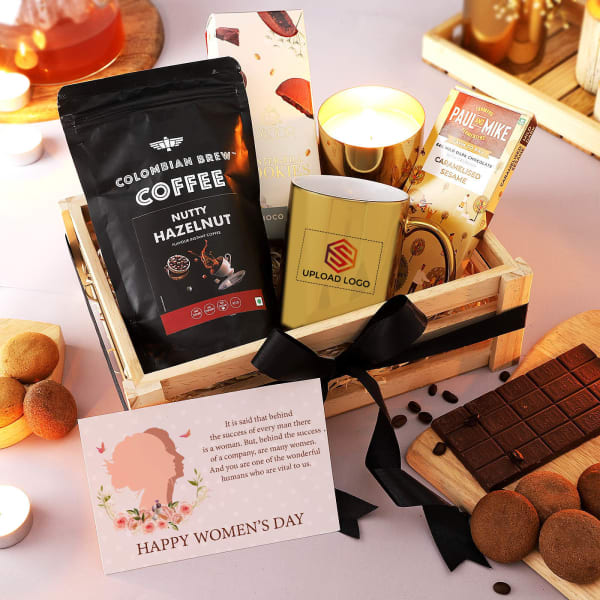 Gourmet Coffee Women's Day Hamper - Customized With Logo