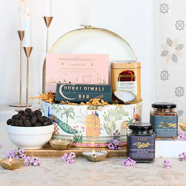 Gourmet Treats And Diya Diwali Gift