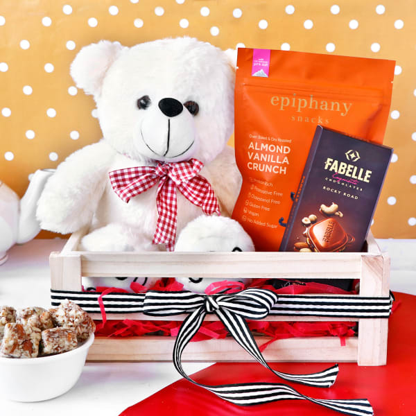 teddy bear hamper gift