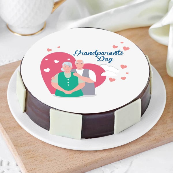 Grandparents Day Love Cake (Half Kg)