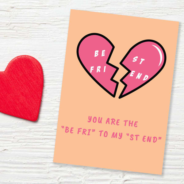 Greeting Card - Best Friend - Single Piece