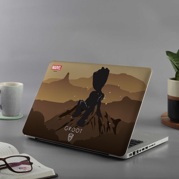 Groot Silhouette Laptop Skin Vinyl Sticker
