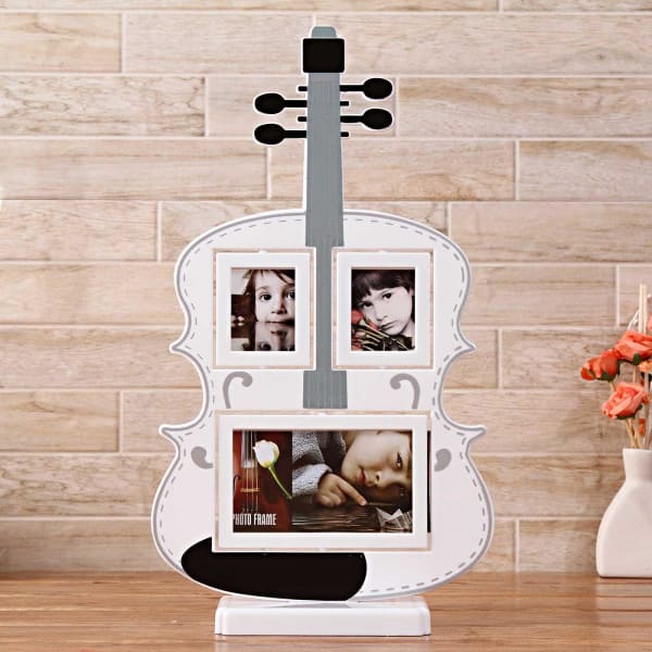 Guitar Shaped Collage Photo Frame Gift Send Home And Living Gifts Guitar Shaped Collage Photo Frame