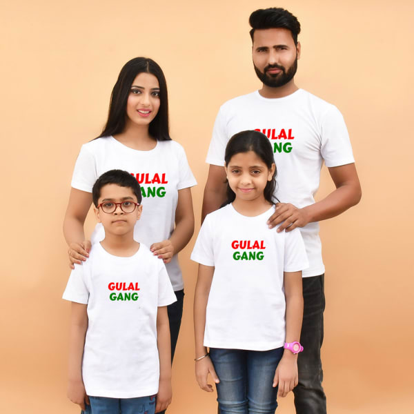 Gulaal Gang Family Tshirt - Set of 4
