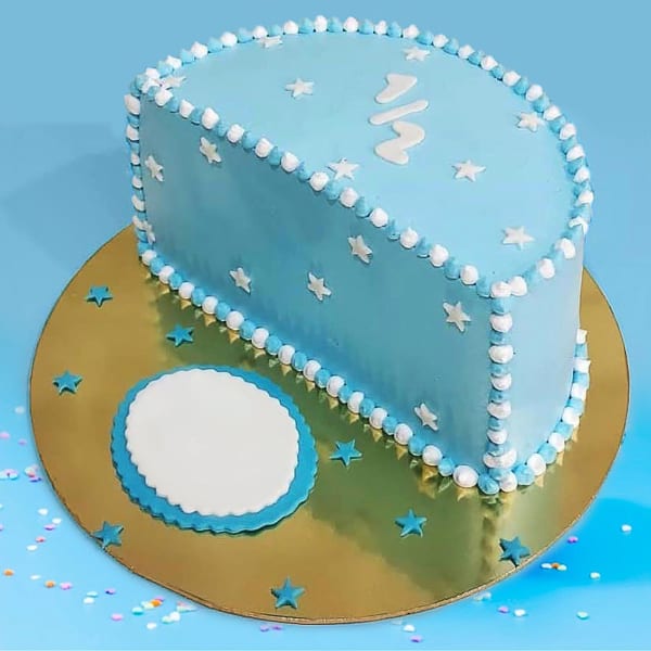 Half Year Birthday Cake For Boy (Half kg)