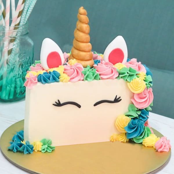 Half Year Unicorn Themed Cake (1.5 Kg)