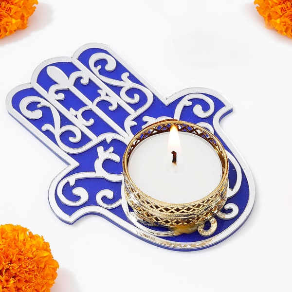Hamsa Tea light Candle