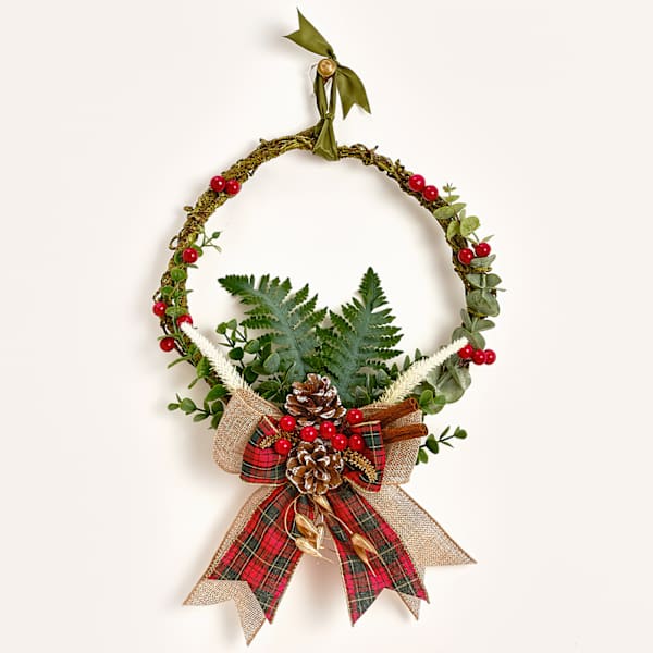 Handcrafted Small Wreaths - Scottish Ribbon