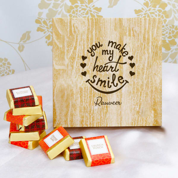 Handmade Chocolates in Personalized Box
