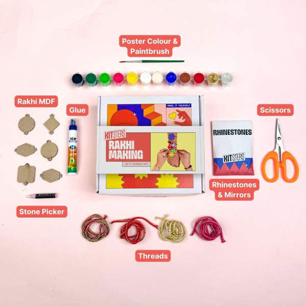 Handmade Love DIY Rakhi Making Kit