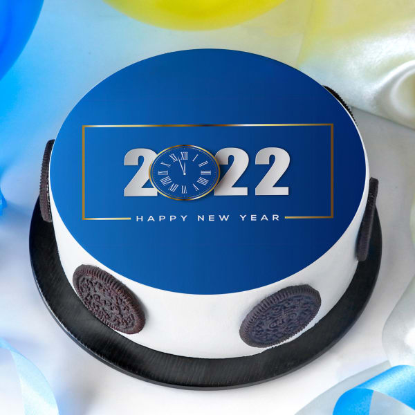 Happy 2022 Countdown Poster Cake (Half kg)