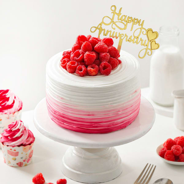 Happy Anniversary Vanilla Cake (Two Kg)