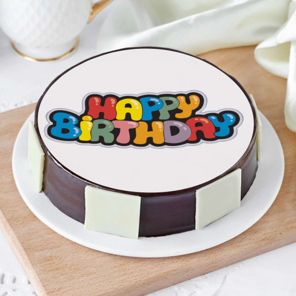 Happy Birthday Banner Cake (Half Kg)