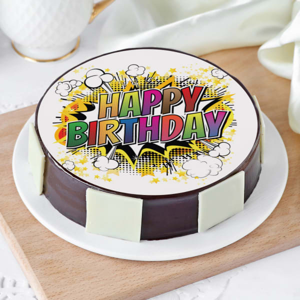 Happy Birthday Blast Cake (Half Kg)