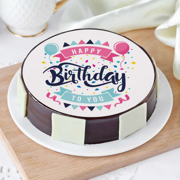 Happy Birthday Celebration Cake (Half Kg)