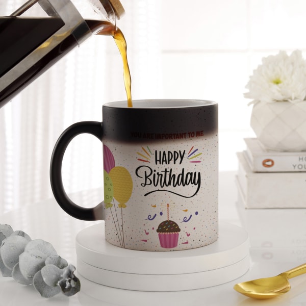 Happy Birthday - Personalized Magic Mug