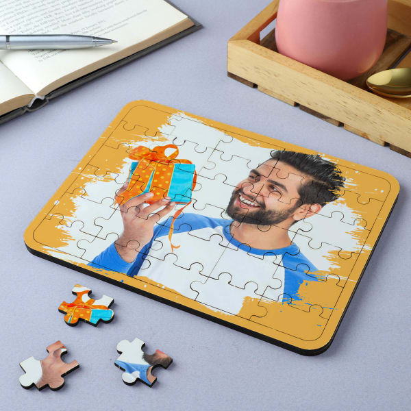 Happy Birthday Personalized Wooden Jigsaw Puzzle