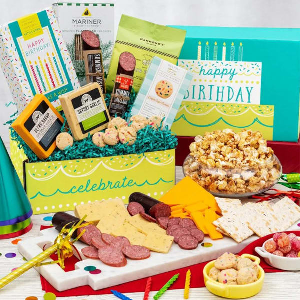 Happy Birthday Sweet And Savory Gift Box