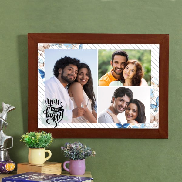 Happy Couple Personalized Photo Frame