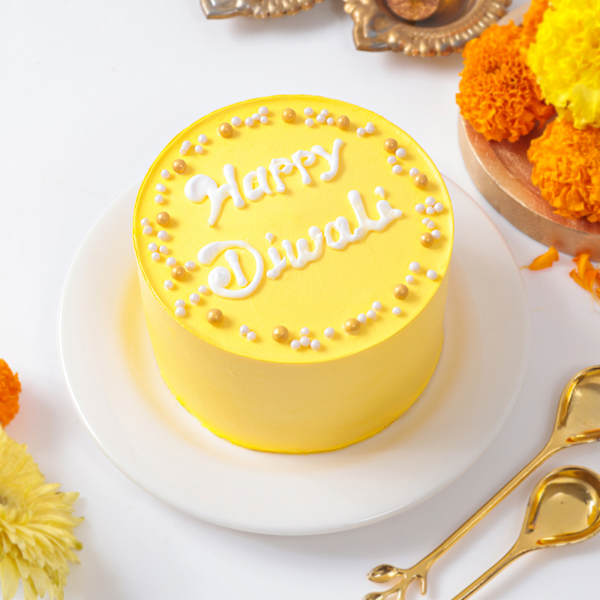 Happy Diwali Beaded Cake