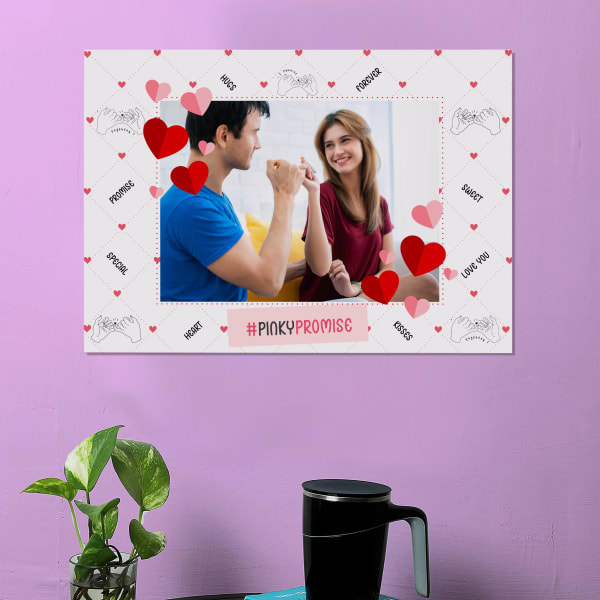 Happy Promise Day Personalized Poster