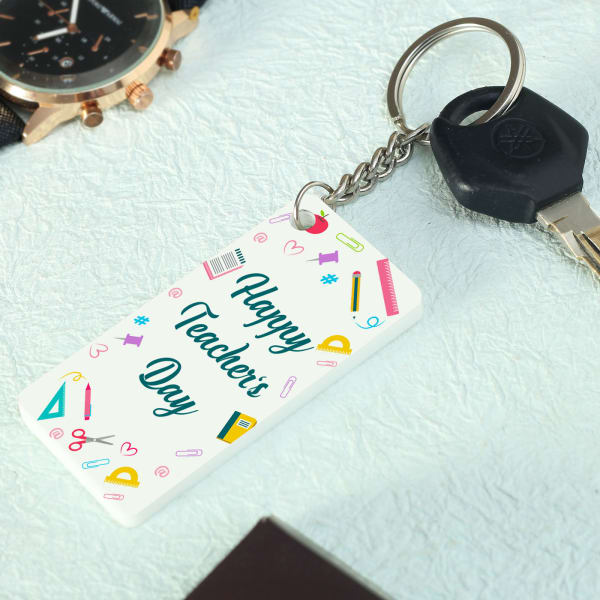 Happy Teacher's Day Keychain
