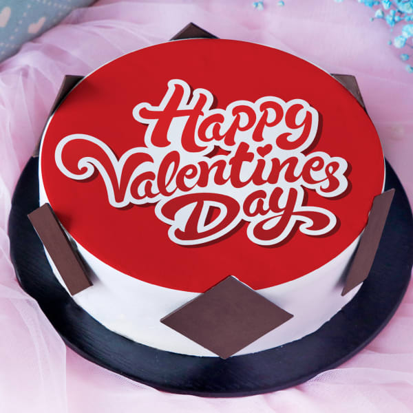 Happy Valentine's Day Poster Cake (1 kg)