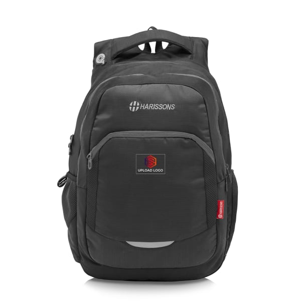 Harrisons Xeno Casual Laptop Backpack - Black Grey