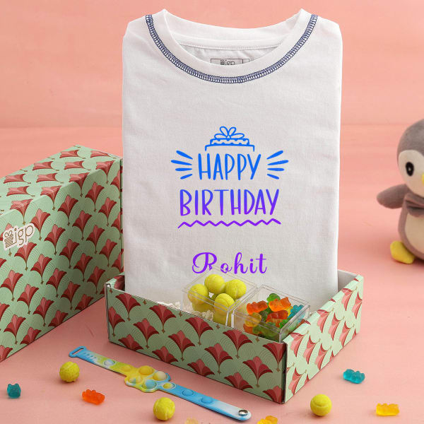 Have A Blast Personalized Birthday Set - White