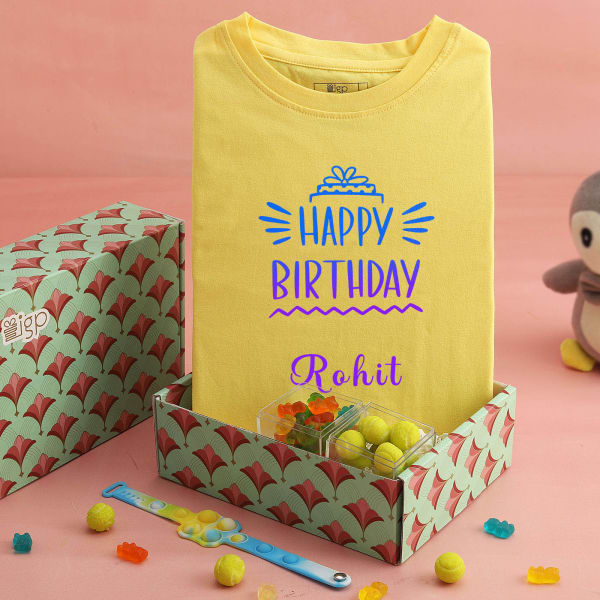 Have A Blast Personalized Birthday Set - Yellow