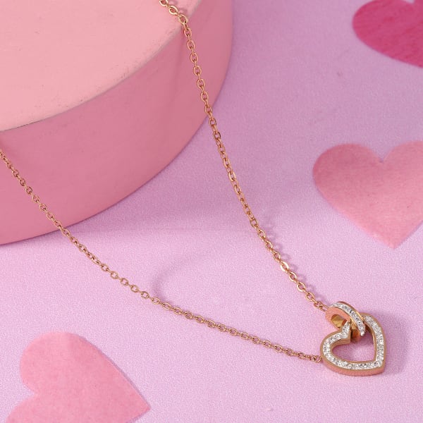 Heart In A Ring Pendant