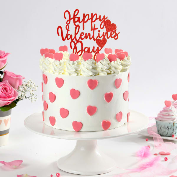 Heart Love Valentine's Cake (1Kg)