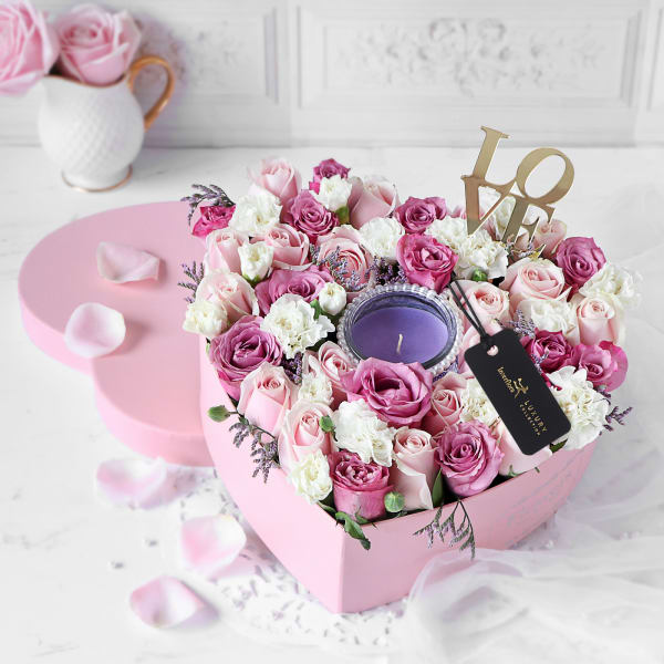 Heart of Fragrance Flower Box