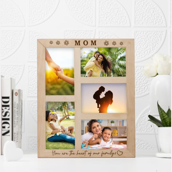 Heart Of The Family - Personalized Mother's Day Photo Frame