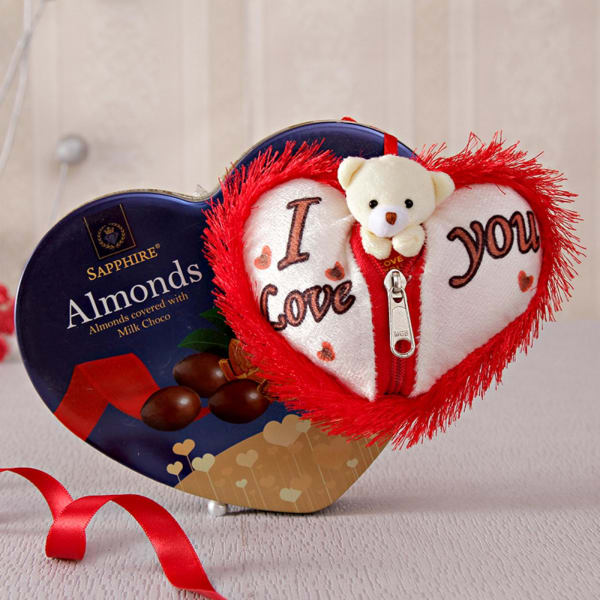 heart shaped soft toy