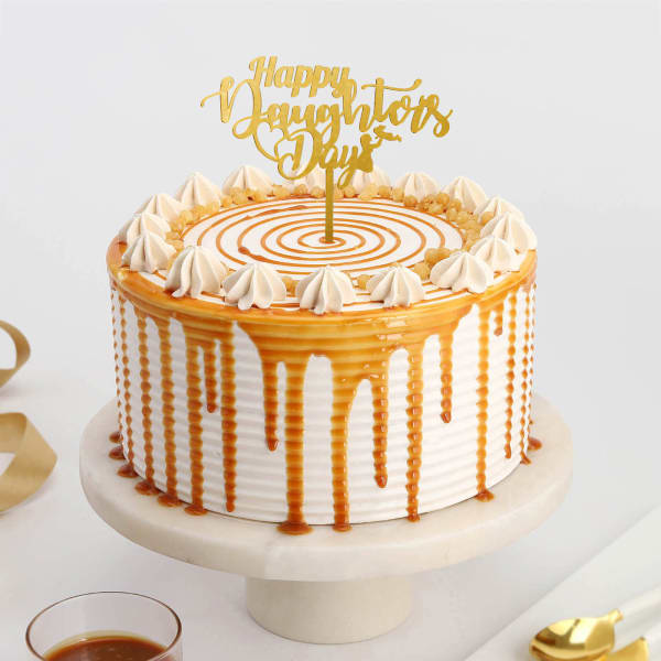 Heavenly Butterscotch Cake For Daughters Day (1 Kg)