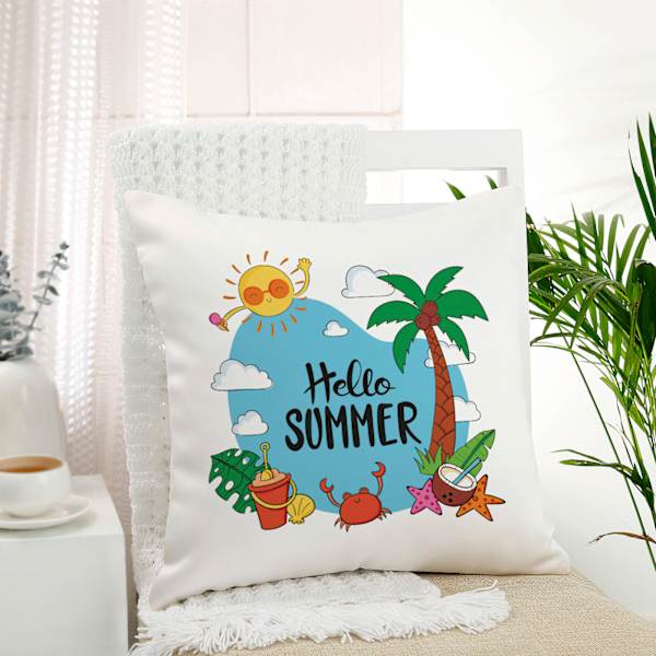 Hello Summer Vibes Cushion