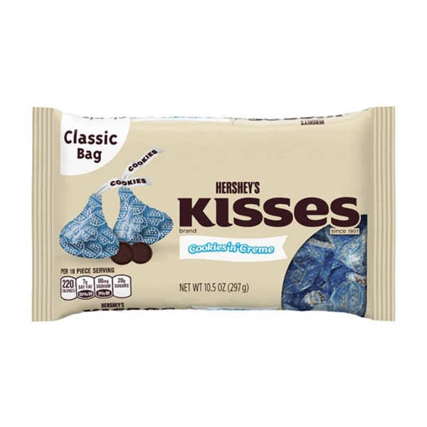 Hershey's Kisses Cookies n Creme Chocolate Bar